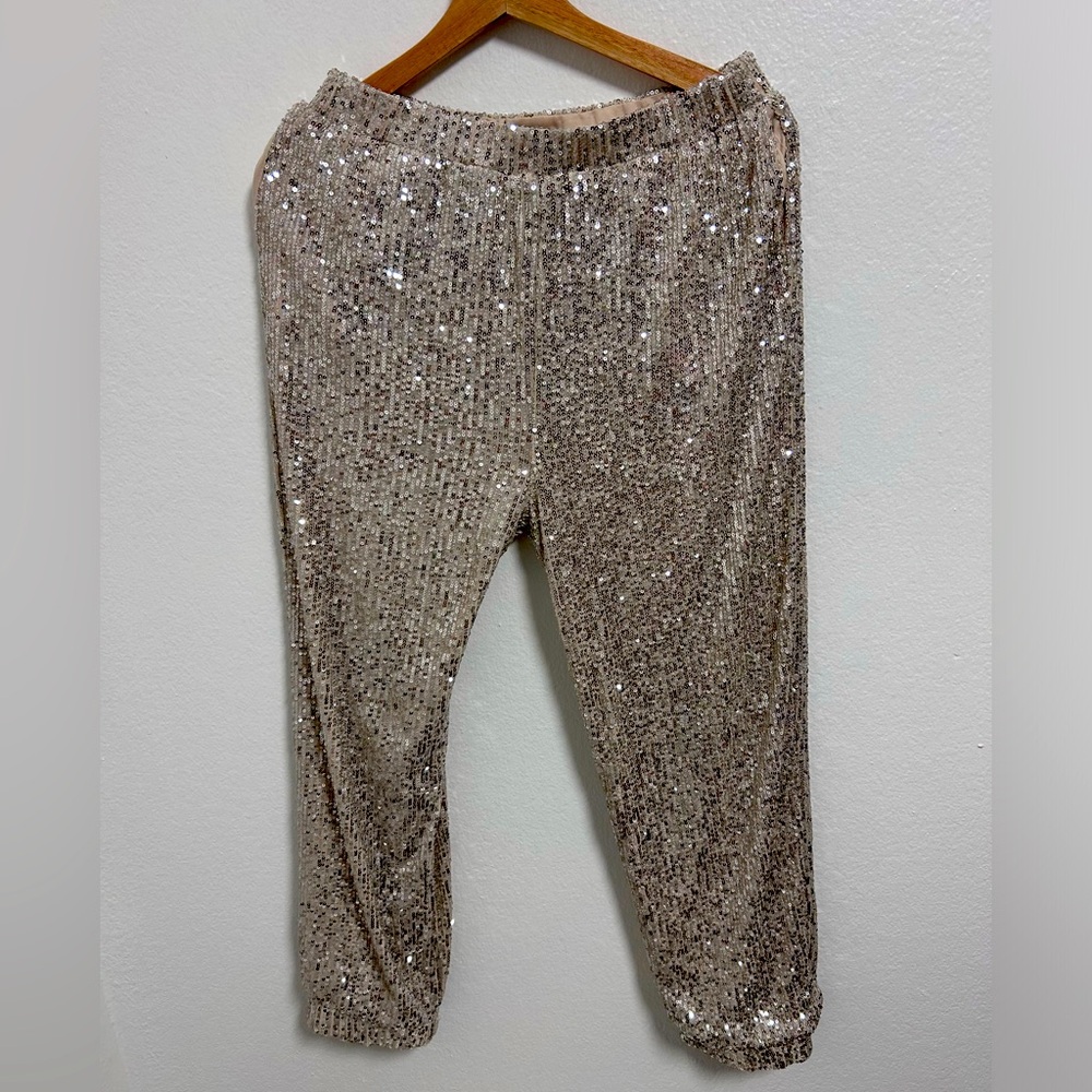 Art Class Juniors - Gold Sequins Jogger - XXL (18-20)